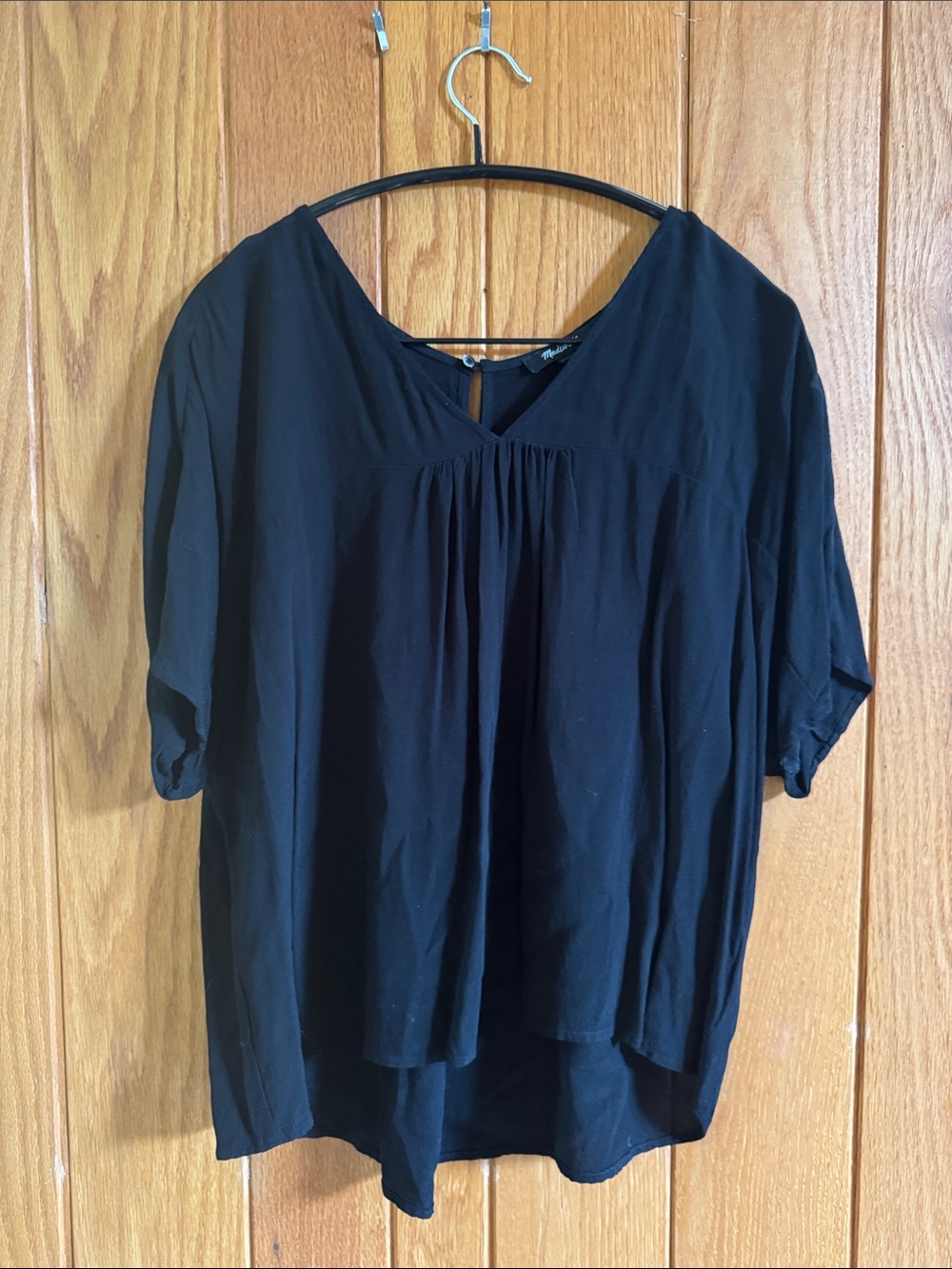 Madewell Black Relaxed Tee